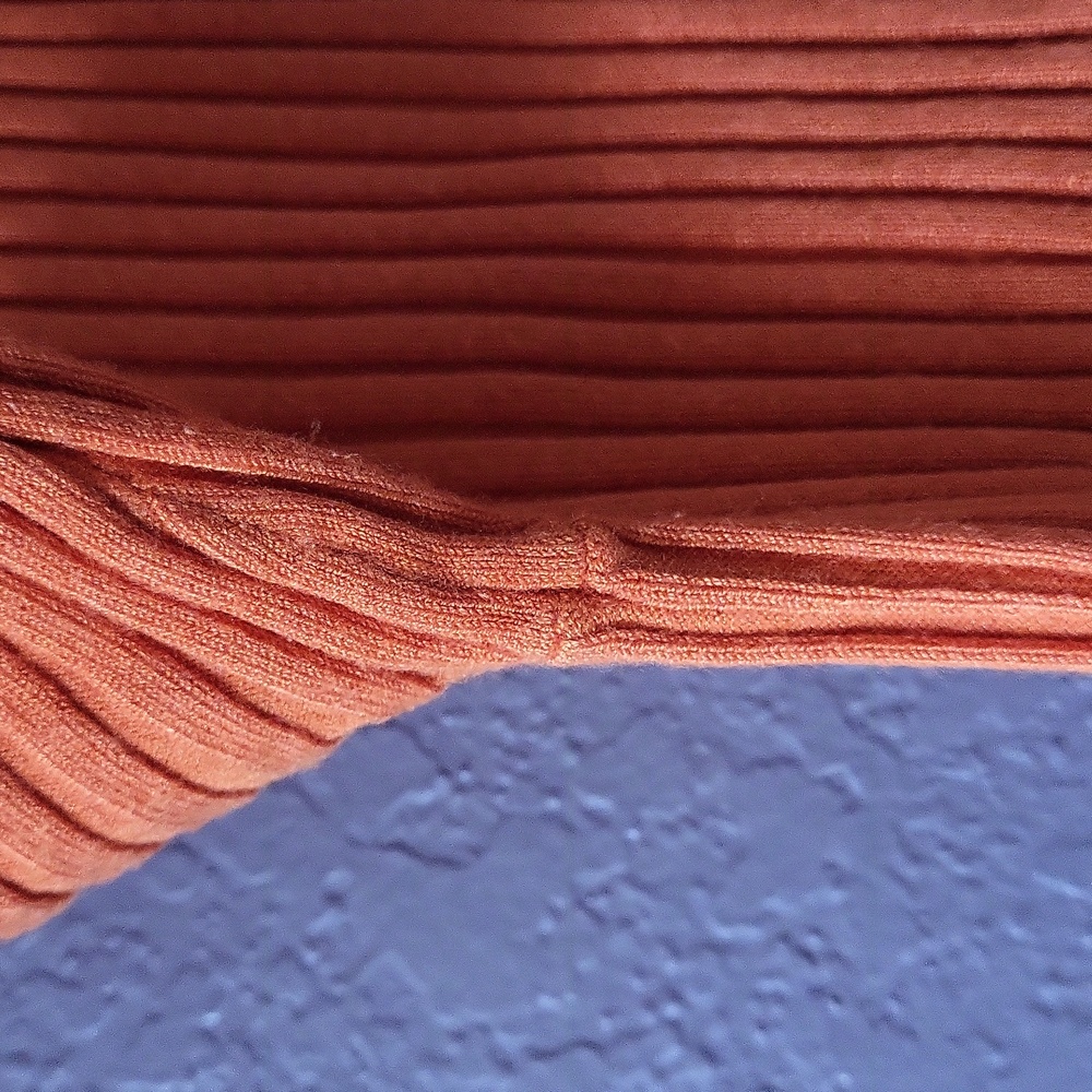 George Orange Ribbed Knit Top - Picture 8 of 11